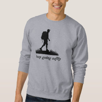 Moletom Keep Going Softly – Minimal Text Sweater T-Shirt