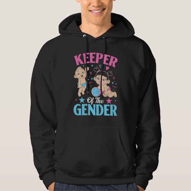 Moletom Keeper of the Gender Baby Party Gender Reveal Anno (Frente)