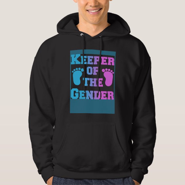 Moletom Keeper of the Gender Reveal Party Pink or blue (Frente)