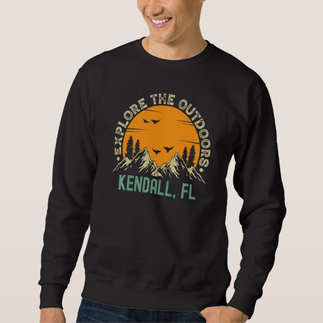 Moletom Kendall, Flórida - Explore ao Ar Livre Premium (Frente)