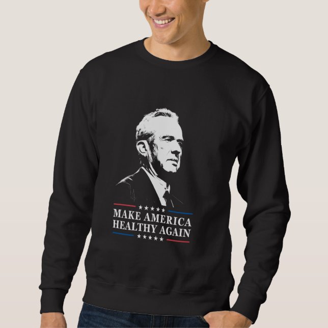 Moletom Kennedy RFK Jr. Faça a América Ficar Saudável Nova (Frente)