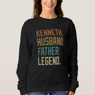 Moletom Kenneth Husband Father Legend Father's Day Retro