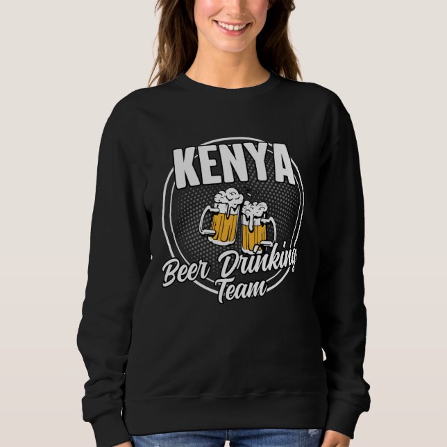 Moletom Kenya Squad Ale  Kenyan Beer Drinking Team (Frente)