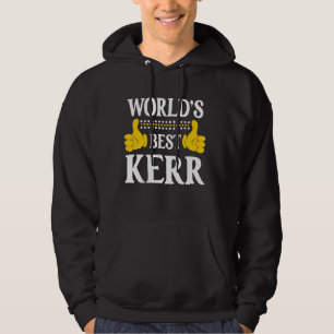 Moletom Kerr Surname Funny Team Family Sobrenome Mundo B