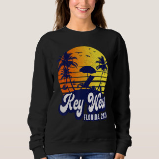 Moletom Key West 2023 Florida Sunset Beach Retro_1