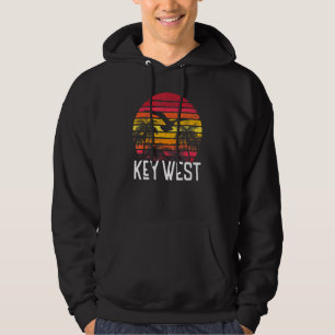 Moletom Key West Florida Vintage Retro Beach Palm Tree Sur