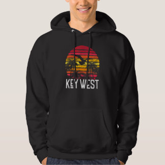 Moletom Key West Florida Vintage Retro Beach Palm Tree Sur