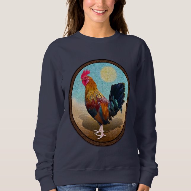 Moletom Key West - Vintage Oval do Gypsy Rooster (Frente)