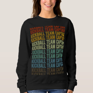 Moletom Kickball Team Capitão Kickball Jogador Kickball Te