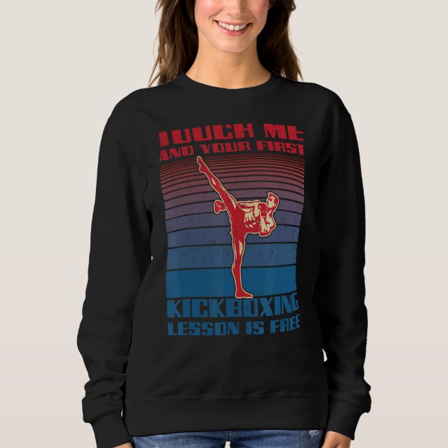 Moletom Kickboxing Karate Taekwondo Martial Training Athle (Frente)