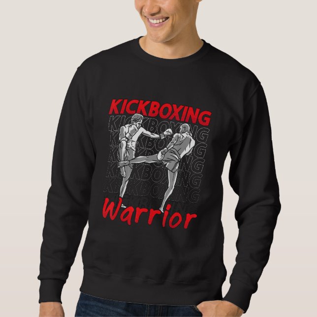 Moletom Kickboxing Warrior Combat Sports Kickboxer Love Ki (Frente)