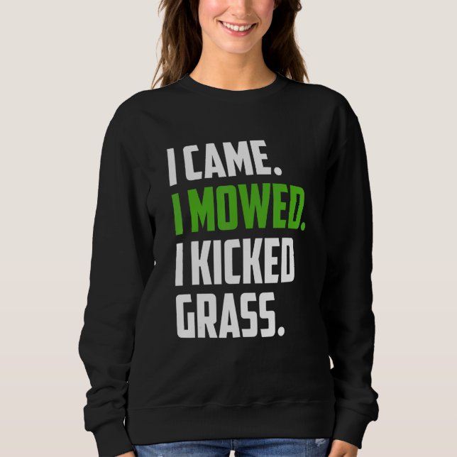 Moletom Kicked Grass Lawn Mower Mow Landscapi (Frente)