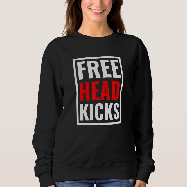 Moletom Kicks Kicks MMA dá presentes Muay Thai Taekwondo K (Frente)