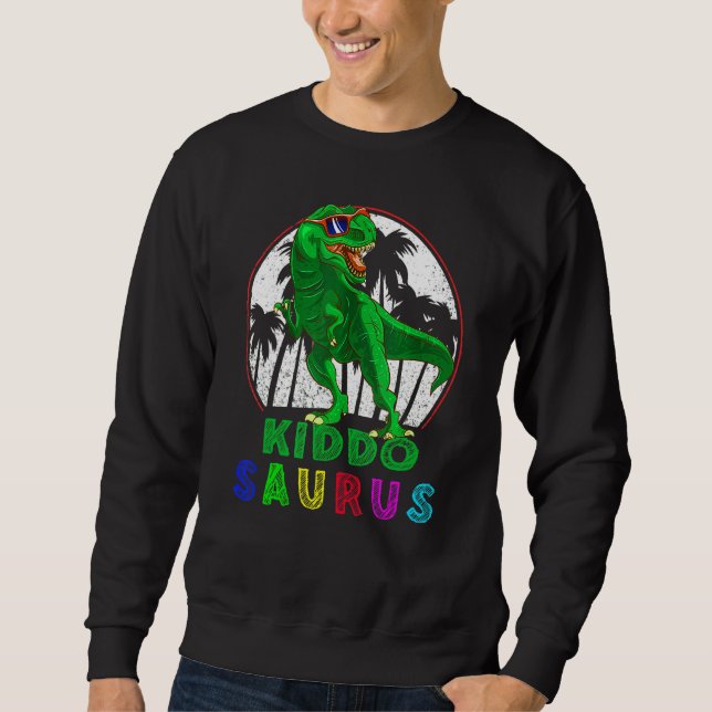 Moletom Kiddosaurus Rex Dinossauro Kiddo Saurus Jogo da Fa (Frente)