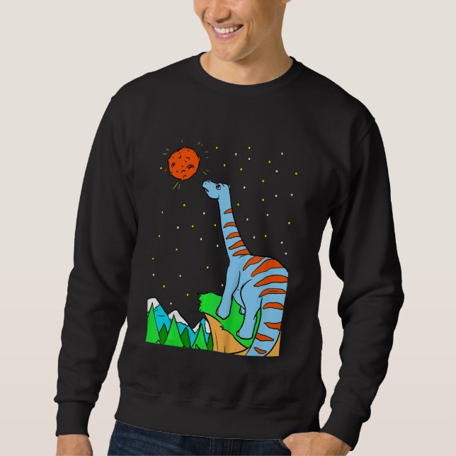 Moletom Kids Dino Planet & Dinosaurs In Space 2 (Frente)