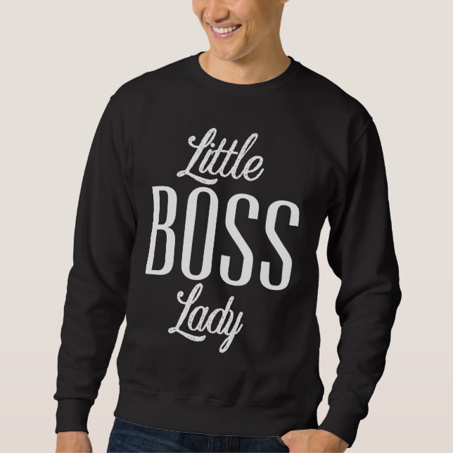 Moletom Kids Little Boss Lady Baby Children Toddler Girl (Frente)