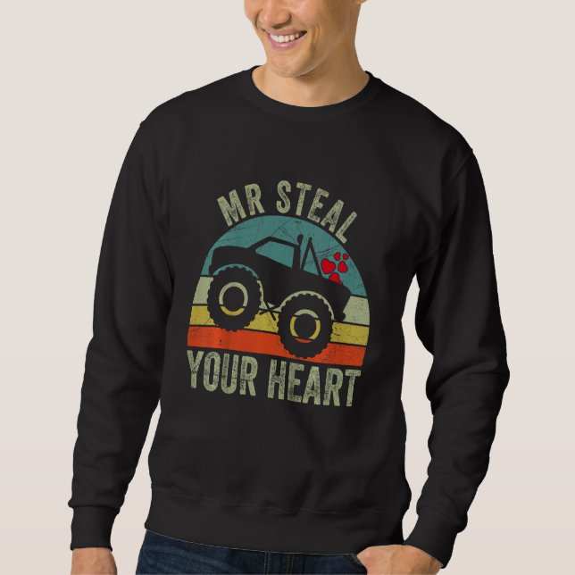 Moletom Kids Mr Steal Your Heart Monster Truck Toddler Boy (Frente)