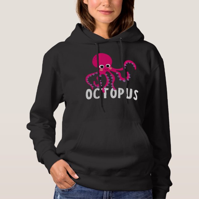 Moletom Kids Octopus Shirt For Boys Or Girls  T-Shirt (Frente)