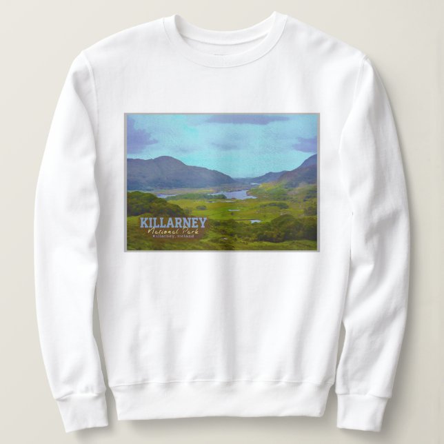 MOLETOM KILLARNEY WATERCOLOR - KILLARNEY LAKE IRLANDA (Frente do Design)