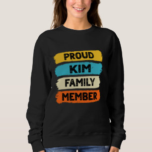 Moletom Kim Surname Proud Family Member