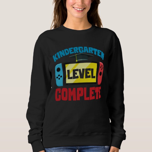Moletom Kindergarten Graduation Level Complete Graduated K (Frente)