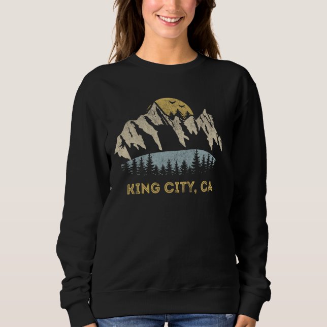 Moletom King City Mountain Sunset Sunrise CA (Frente)