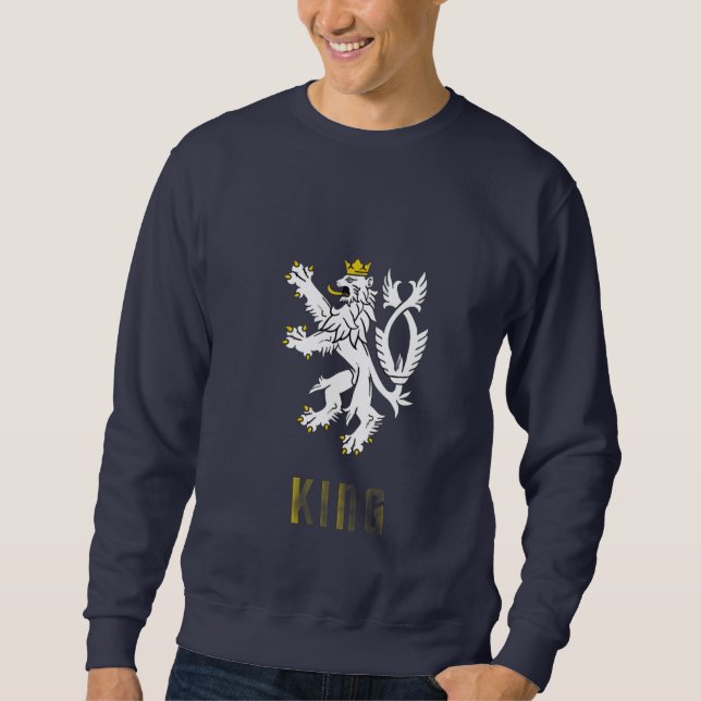 Moletom King Lion Crest Sweatshirt (Frente)