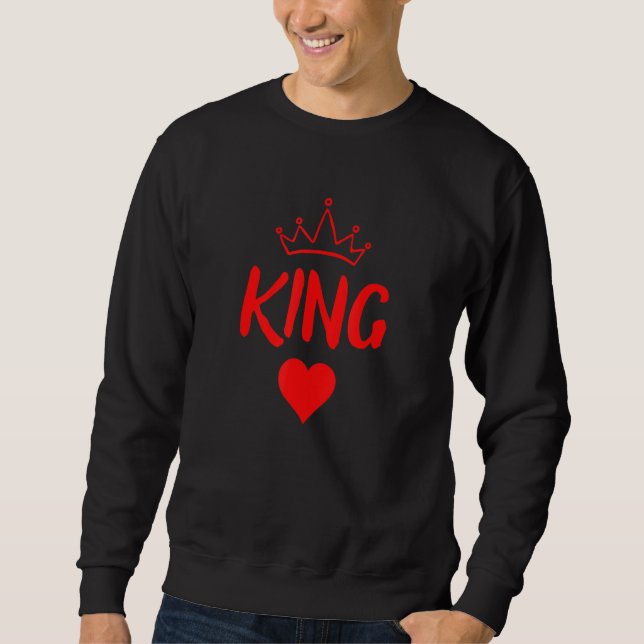 Moletom King  Matching Couple Saint Valentine's Day (Frente)