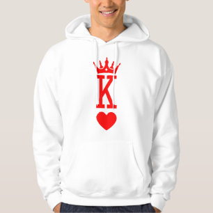 Moletom King of Hearts King Queen Couple Halloween Costume