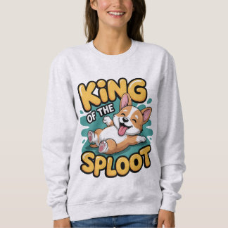 Moletom King of the Sploot Funny Dog Lying Pose Gift