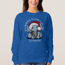 KiniArt Elephant Christmas Sweatshirt