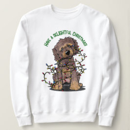 Moletom KiniArt Goldendoodle Feliz Natal