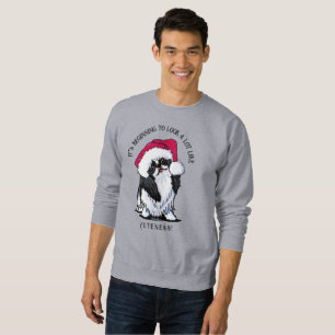 Moletom KiniArt Japonês Chin Christmas Sweatshirt