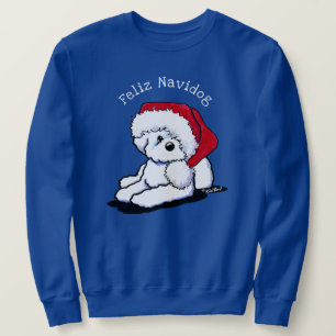 Moletom KiniArt Natal Bichon Frise