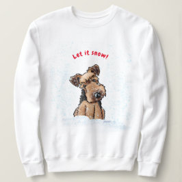 Moletom KiniArt Natal Welsh Terrier Sweatshirt