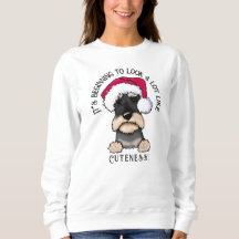 KiniArt Schnauzer - Camisola de Natal
