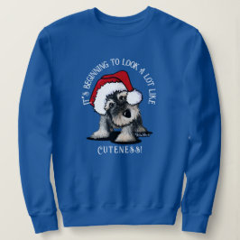 Moletom KiniArt Schnauzer - Camisola de Natal