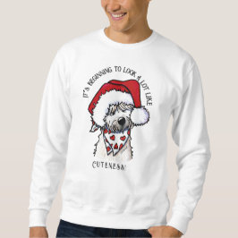 Moletom KiniArt Soft Coated Wheatie Christmas Sweatshirt