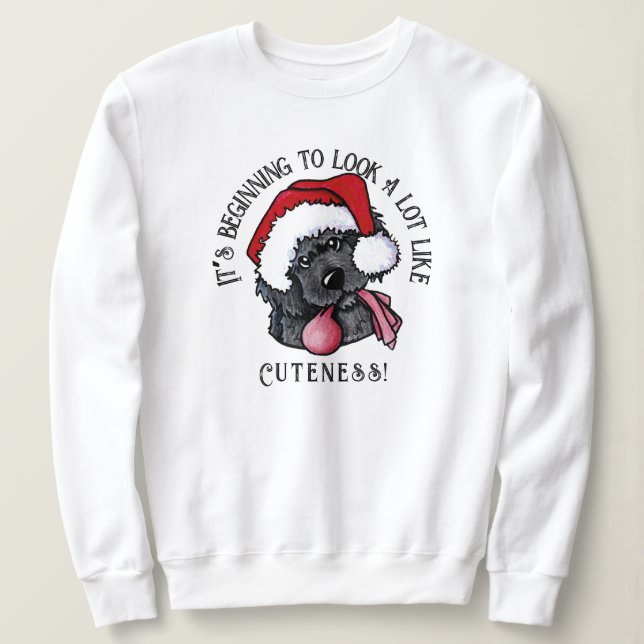 Moletom KiniArt Terra Nova Calça de Natal (Frente do Design)