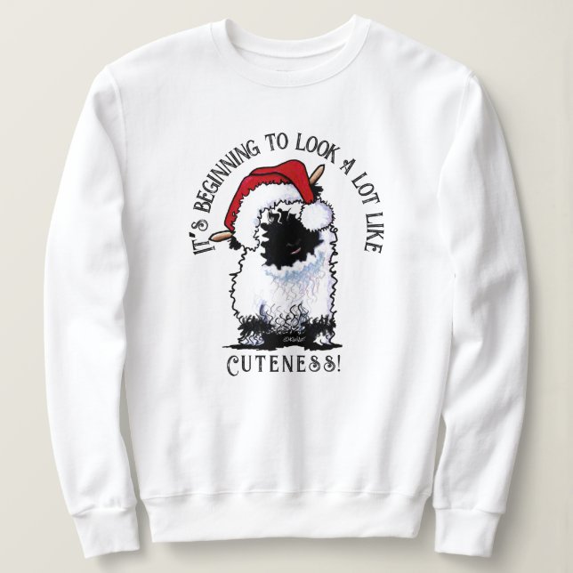 Moletom KiniArt Valais Vestido de Natal (Frente do Design)