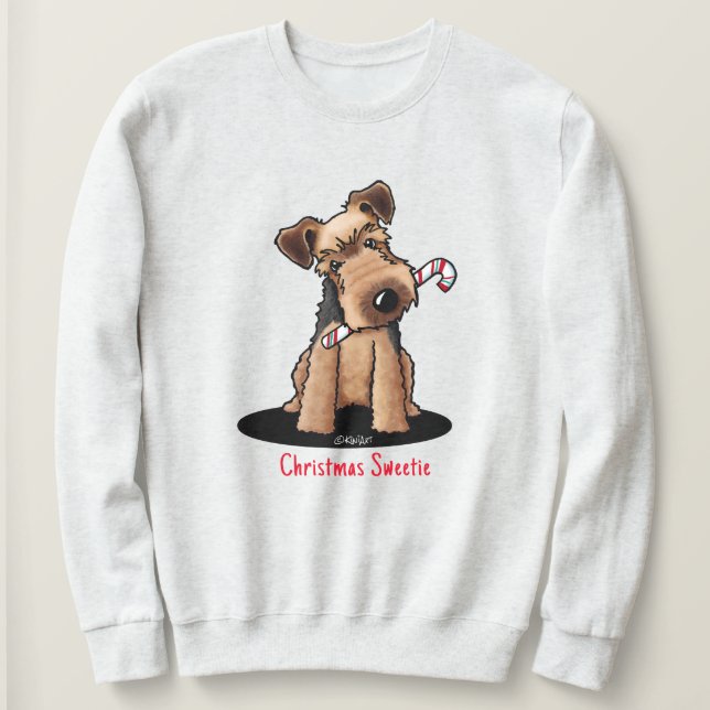Moletom KiniArt Welsh Terrier Christmas (Frente do Design)