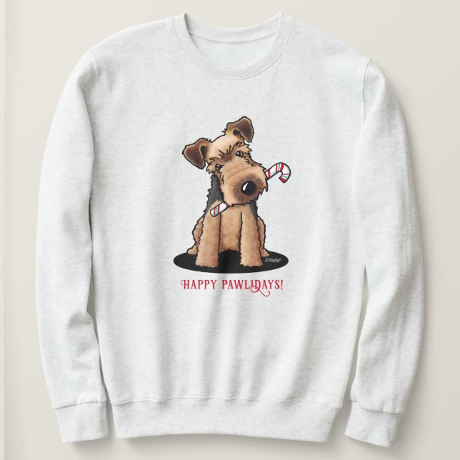 Moletom KiniArt Welsh Terrier Christmas (Frente do Design)