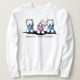 Moletom KiniArt Westie Seja Você Mesmo