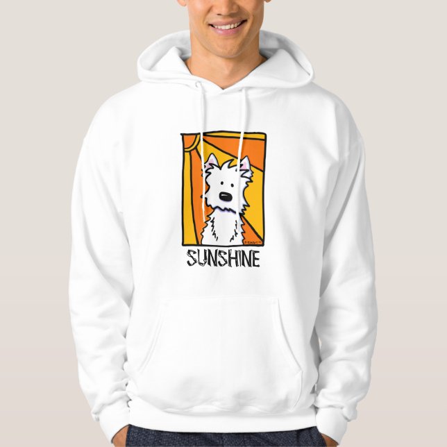 Moletom KiniArt Westie Sunshine T-Shirt (Frente)