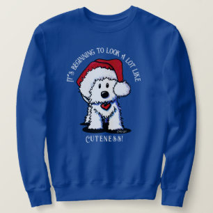 Moletom KiniArt Westie Terrier Christmas Sweatshirt