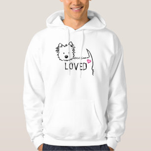 Moletom KiniArt Westie Terrier LOVE T-Shirt