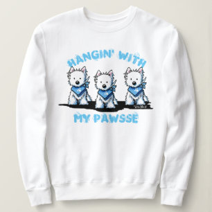 Moletom KiniArt Westie Trio Minha Matilha