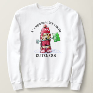 Moletom KiniArt Winter DoodleMoji Cachorro