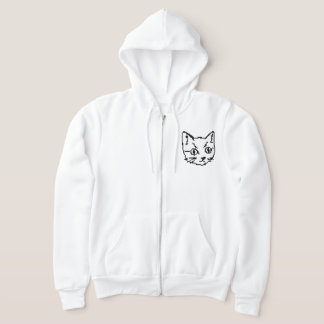 MOLETOM KIT DE VÍDEO GATO PIXEL ART ZIP CAPUZ