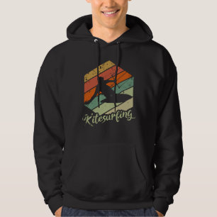 Moletom Kitesurfing Vintage Retro Kite Sunset Gift